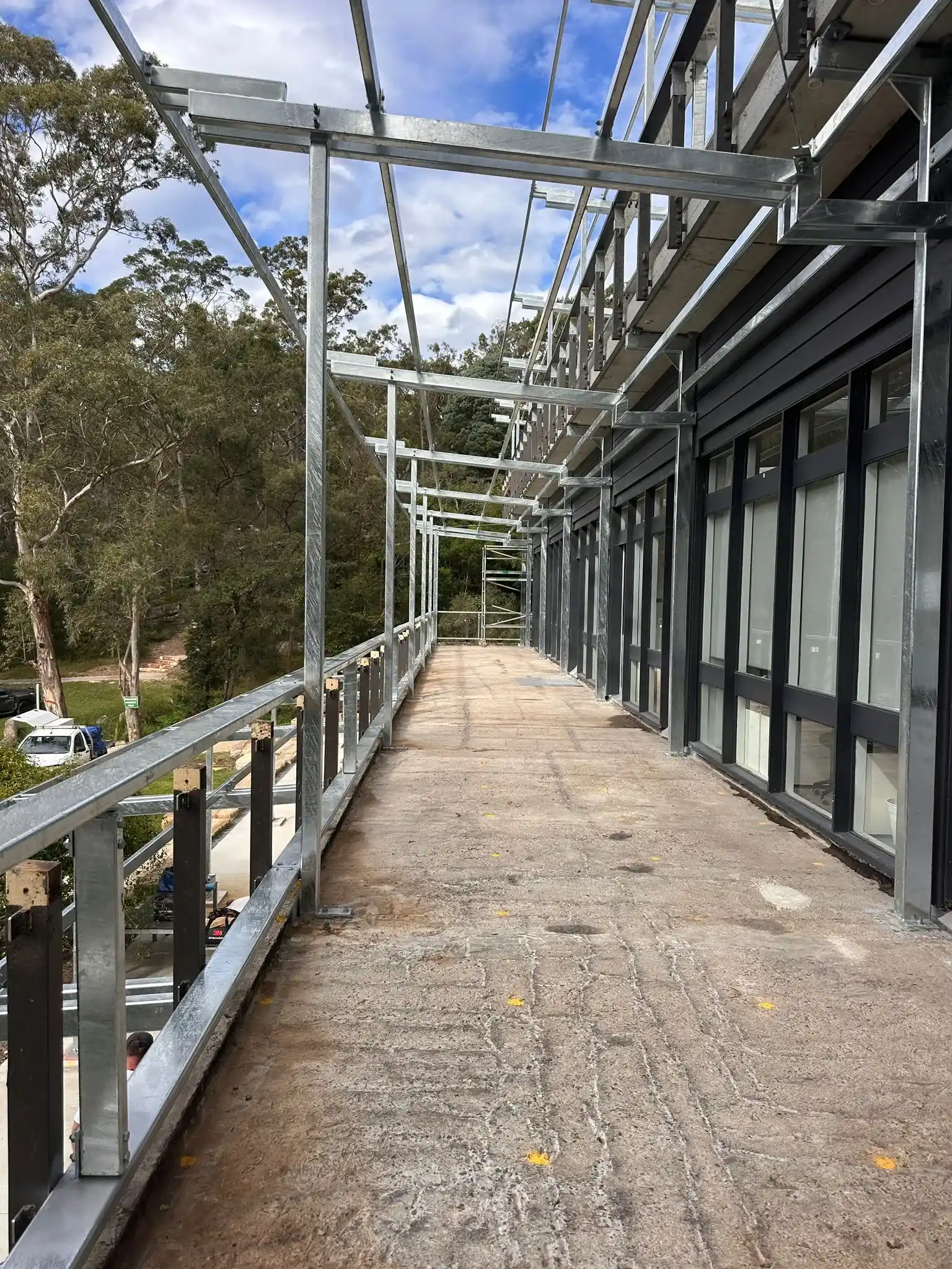 Outdoor Commercial Balcony Construction